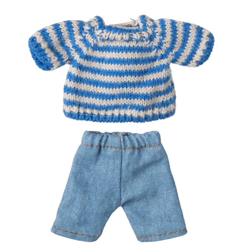 Knitted Sweater and Pants | Big Brother Mouse by Maileg - Maude Kids Decor