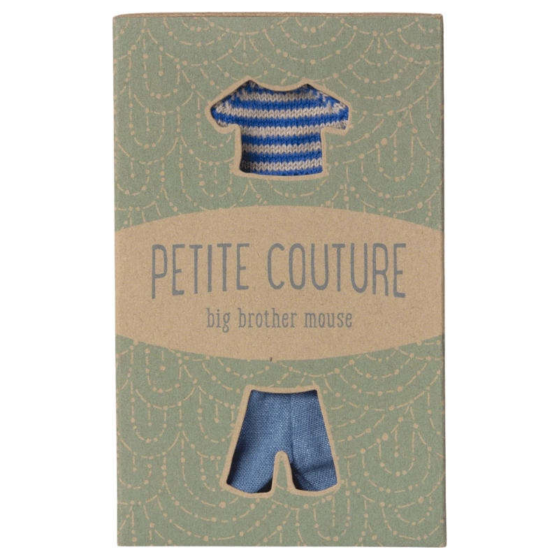 Knitted Sweater and Pants | Big Brother Mouse by Maileg - Maude Kids Decor