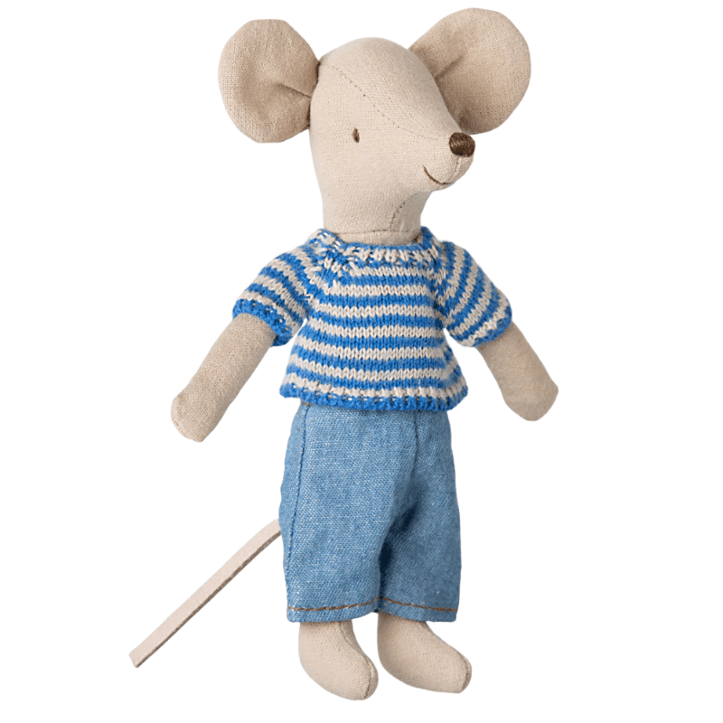 Knitted Sweater and Pants | Big Brother Mouse by Maileg - Maude Kids Decor