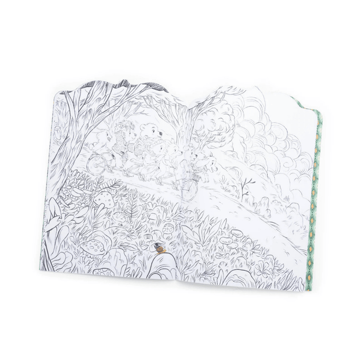 La Bande a Jojo Colouring Book with Stickers by Moulin Roty - Maude Kids Decor