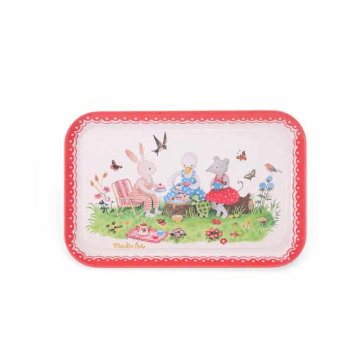 La Grande Famille Metal Tea Set by Moulin Roty - Maude Kids Decor