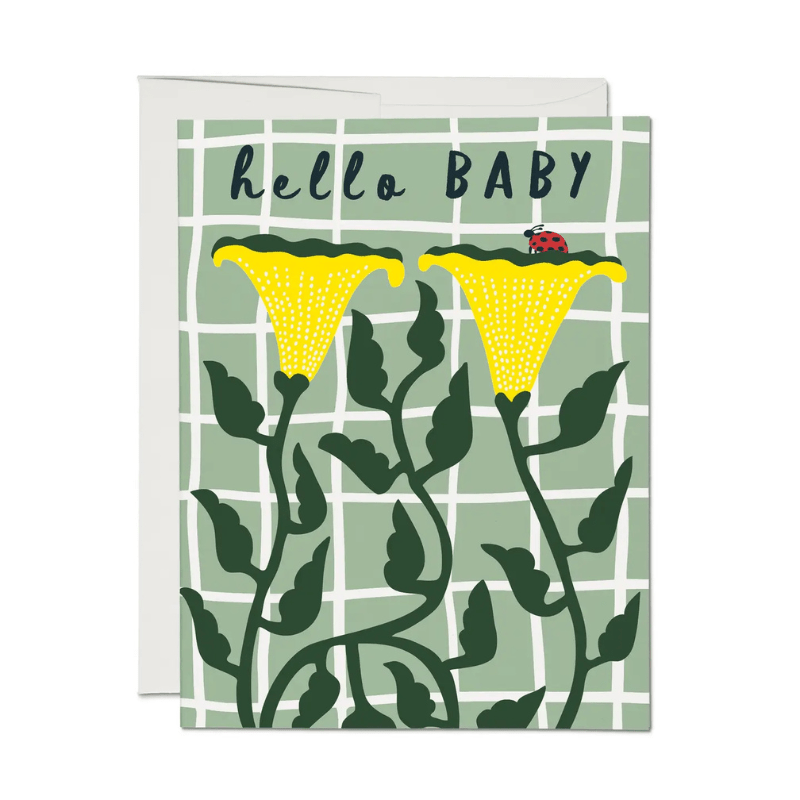 Ladybug Baby Greeting Card by Red Cap Cards - Maude Kids Decor