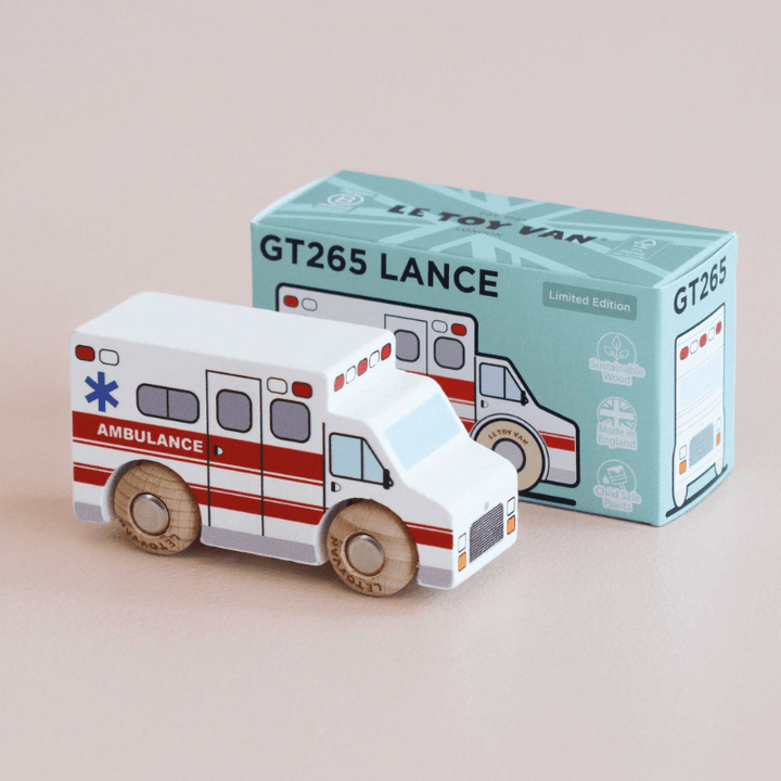 Lance Wood Ambulance by Le Toy Van - Maude Kids Decor