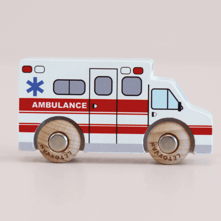 Lance Wood Ambulance by Le Toy Van - Maude Kids Decor
