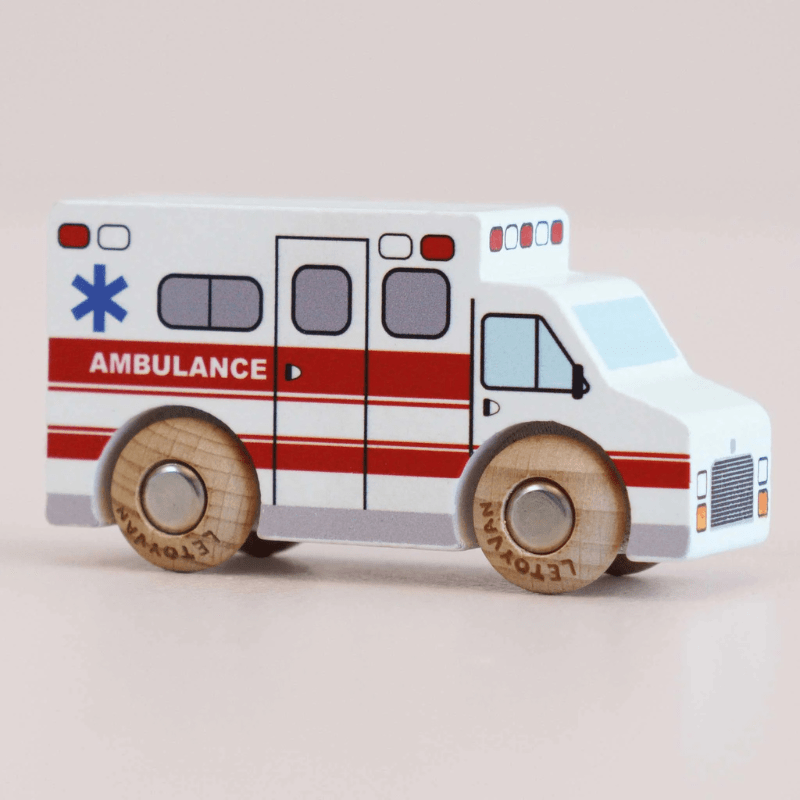 Lance Wood Ambulance by Le Toy Van - Maude Kids Decor
