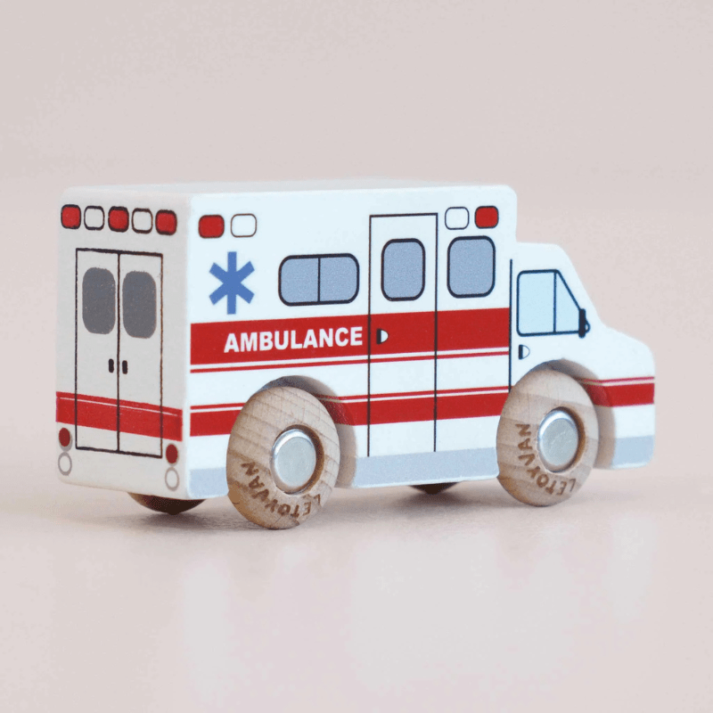 Lance Wood Ambulance by Le Toy Van - Maude Kids Decor