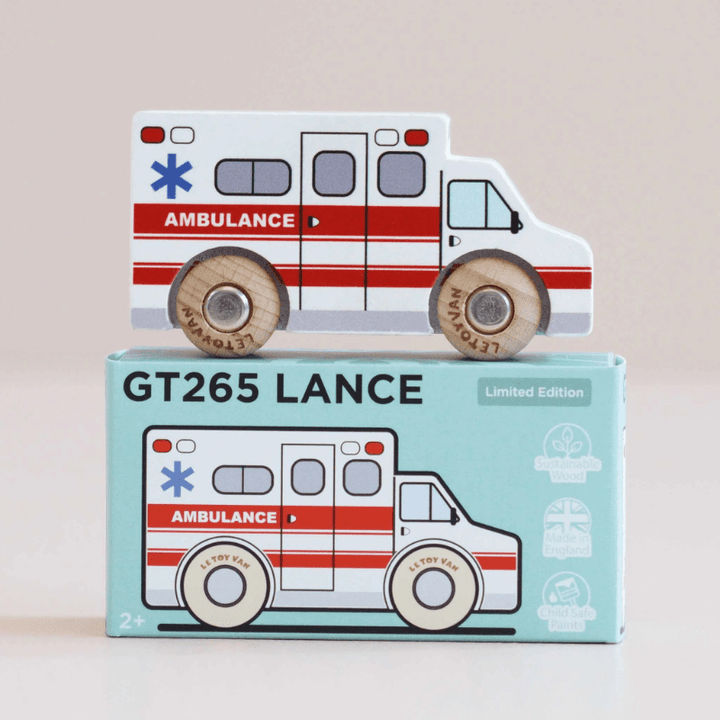 Lance Wood Ambulance by Le Toy Van - Maude Kids Decor
