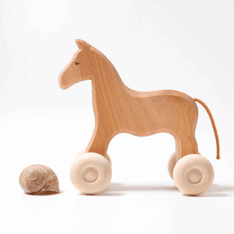Large Wooden Horse | Natural by Grimms Spiel und Holz Design - Maude Kids Decor