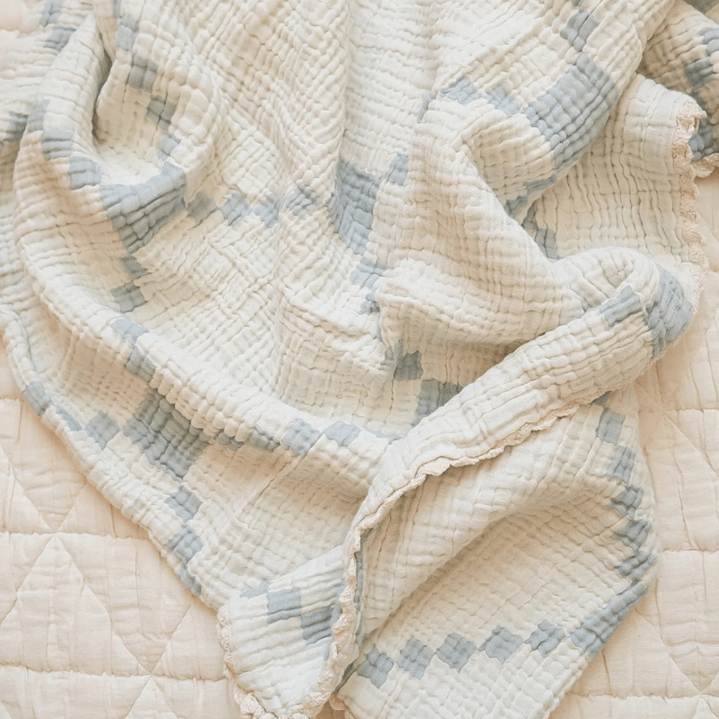 Layered Gauze Blanket | Powder by New Grain - Maude Kids Decor