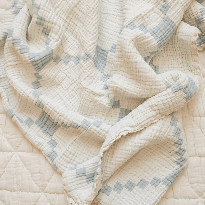 Layered Gauze Blanket | Powder by New Grain - Maude Kids Decor