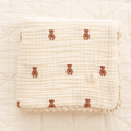 Layered Gauze Blanket | Teddy by New Grain - Maude Kids Decor