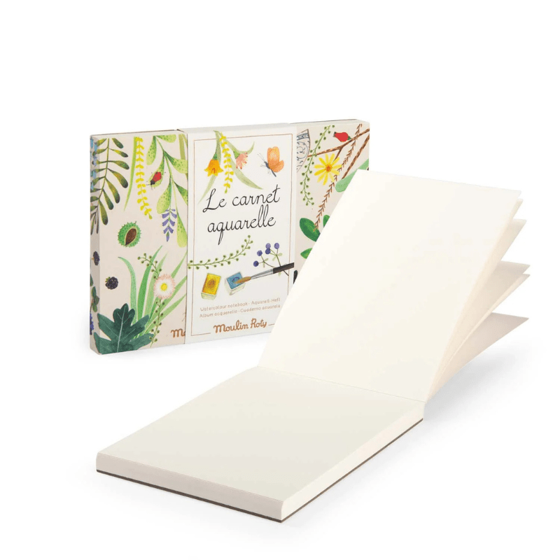 Le Botaniste Watercolour Notebook by Moulin Roty - Maude Kids Decor