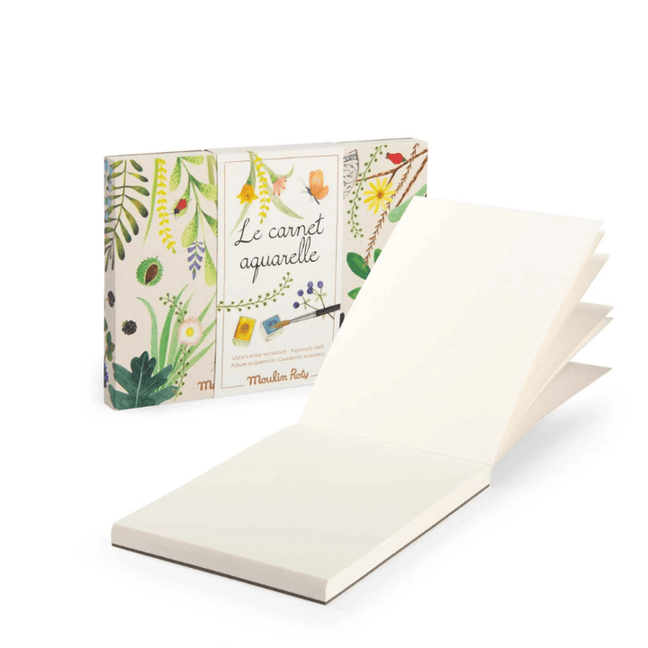 Le Botaniste Watercolour Notebook by Moulin Roty - Maude Kids Decor