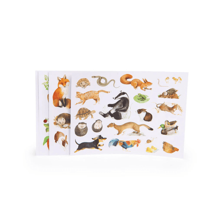 Le Jardinier Nature Stickers Pack of 100 Stickers by Moulin Roty - Maude Kids Decor