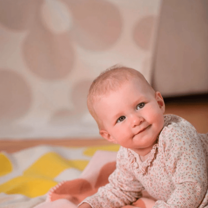 LENA Baby Blanket - Flowers | Ecru by David Fussenegger - Maude Kids Decor