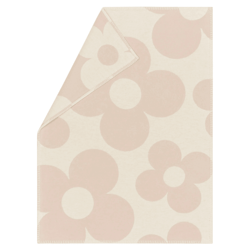 LENA Baby Blanket - Flowers | Ecru by David Fussenegger - Maude Kids Decor