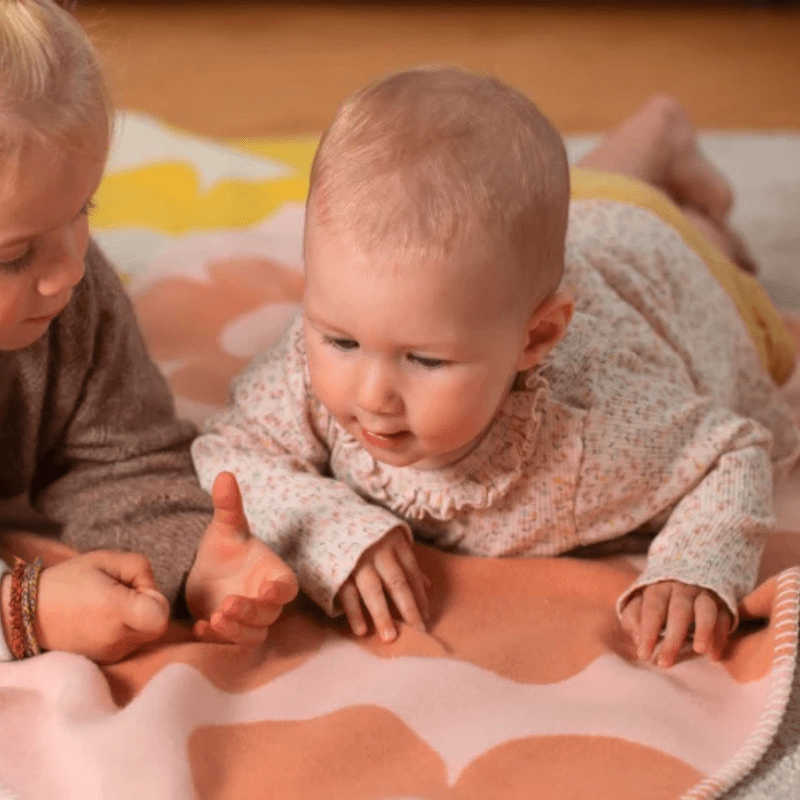LENA Baby Blanket - Flowers | Rose by David Fussenegger - Maude Kids Decor
