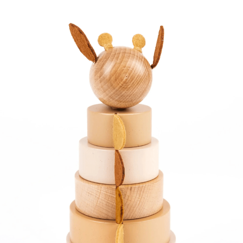 Leonie the Giraffe Stacking Pyramid by Egmont - Maude Kids Decor