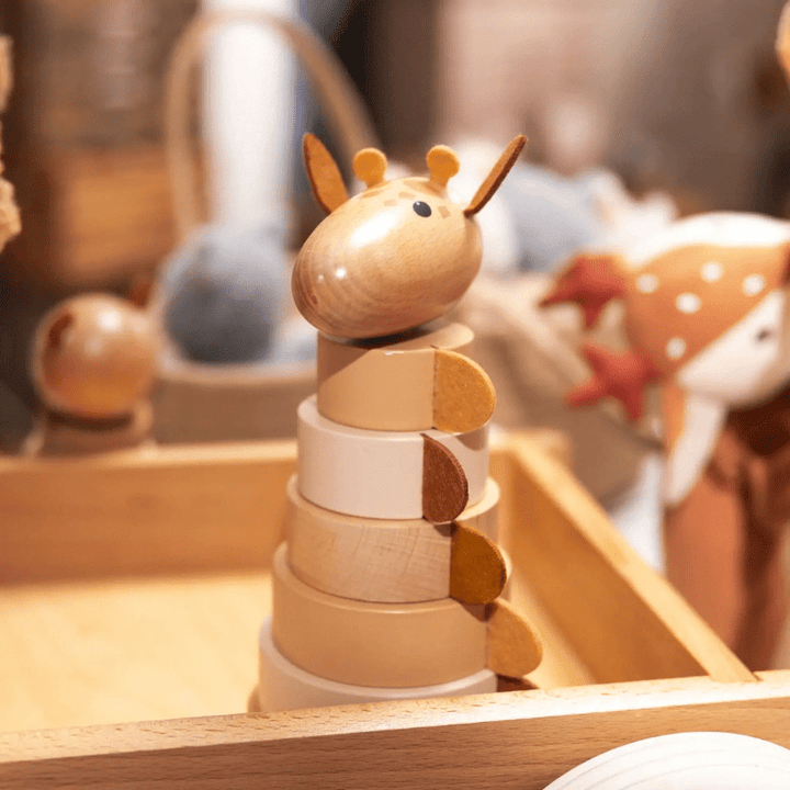 Leonie the Giraffe Stacking Pyramid by Egmont - Maude Kids Decor