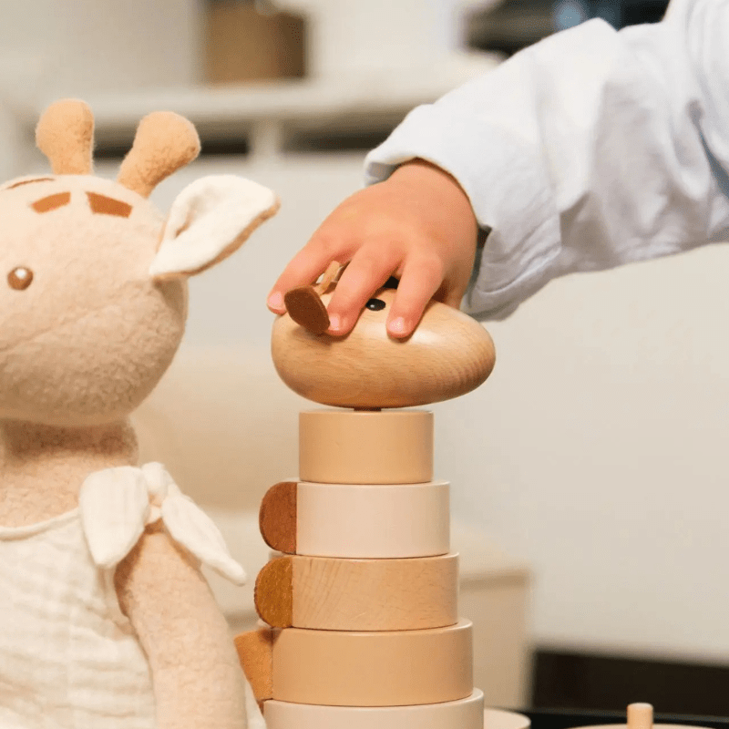 Leonie the Giraffe Stacking Pyramid by Egmont - Maude Kids Decor