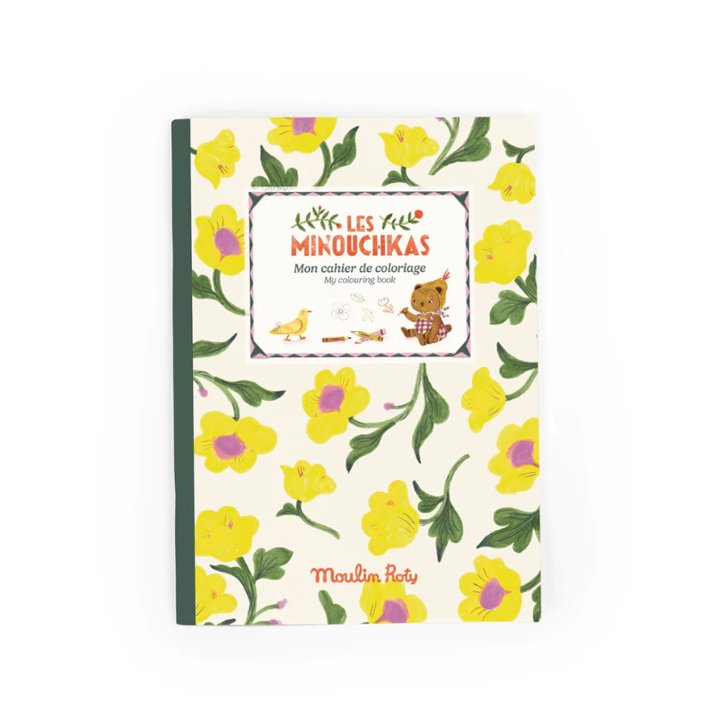Les Minouchkas Colouring Book by Moulin Roty - Maude Kids Decor