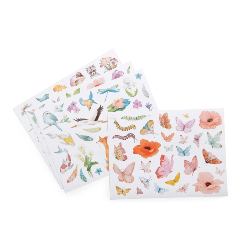 Les Rosalies Pack of 108 Stickers by Moulin Roty - Maude Kids Decor