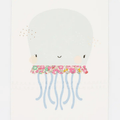 Liberty Fabric Octopus Nursery Art Print by The Charming Press - Maude Kids Decor