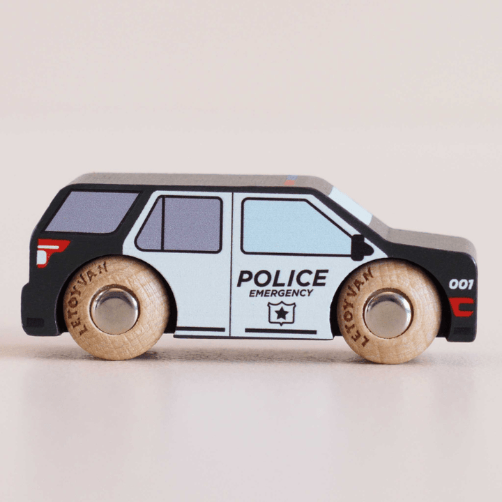 Liberty Wood Police Car by Le Toy Van - Maude Kids Decor