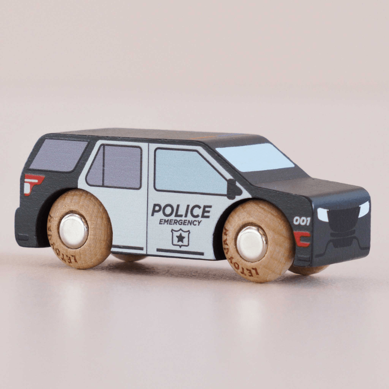 Liberty Wood Police Car by Le Toy Van - Maude Kids Decor