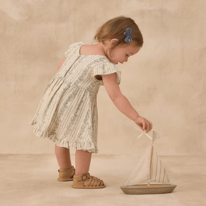 Lila Romper | Blue Floral by Rylee &amp; Cru - Maude Kids Decor