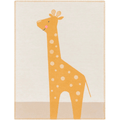LILI Baby Blanket - Embroidered Giraffe | Off - White by David Fussenegger - Maude Kids Decor