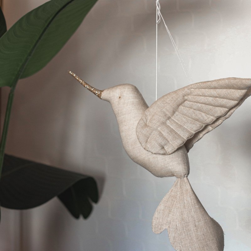 Linen Hummingbird by Love Me - Maude Kids Decor