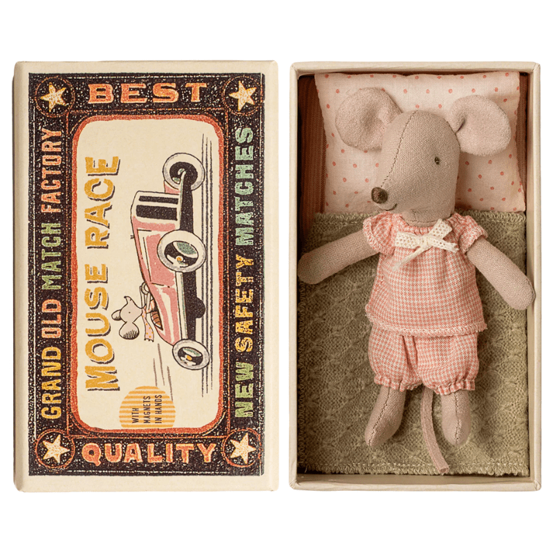 Little Sister Mouse in Matchbox by Maileg - Maude Kids Decor