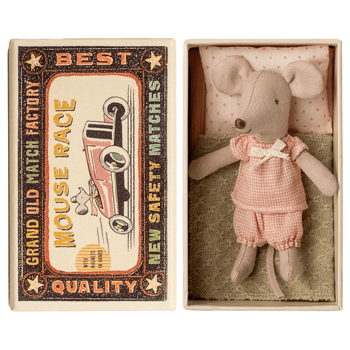 Little Sister Mouse in Matchbox by Maileg - Maude Kids Decor