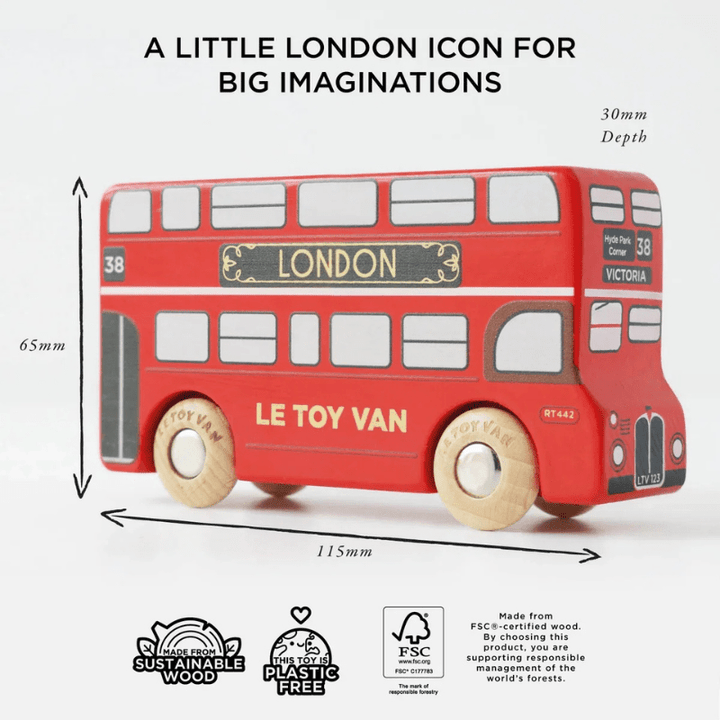 London Bus (Limited Edition) by Le Toy Van - Maude Kids Decor