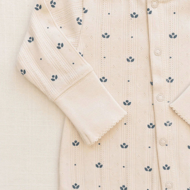 Long John | Pointelle Bluebelle by New Grain - Maude Kids Decor