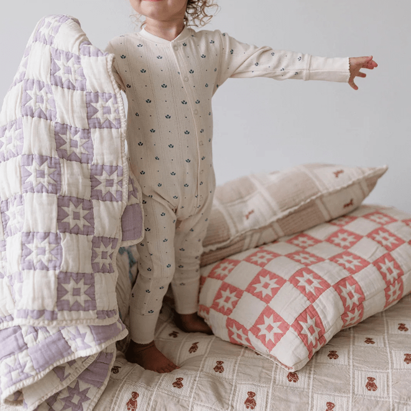 Long John | Pointelle Bluebelle by New Grain - Maude Kids Decor
