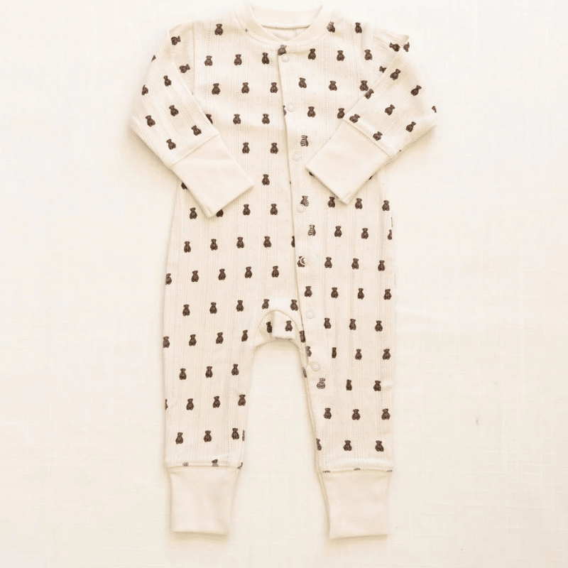 Long John | Pointelle Teddy by New Grain - Maude Kids Decor