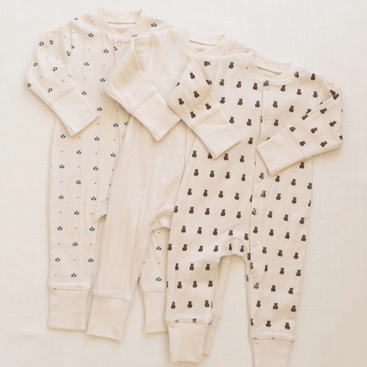 Long John | Pointelle Teddy by New Grain - Maude Kids Decor