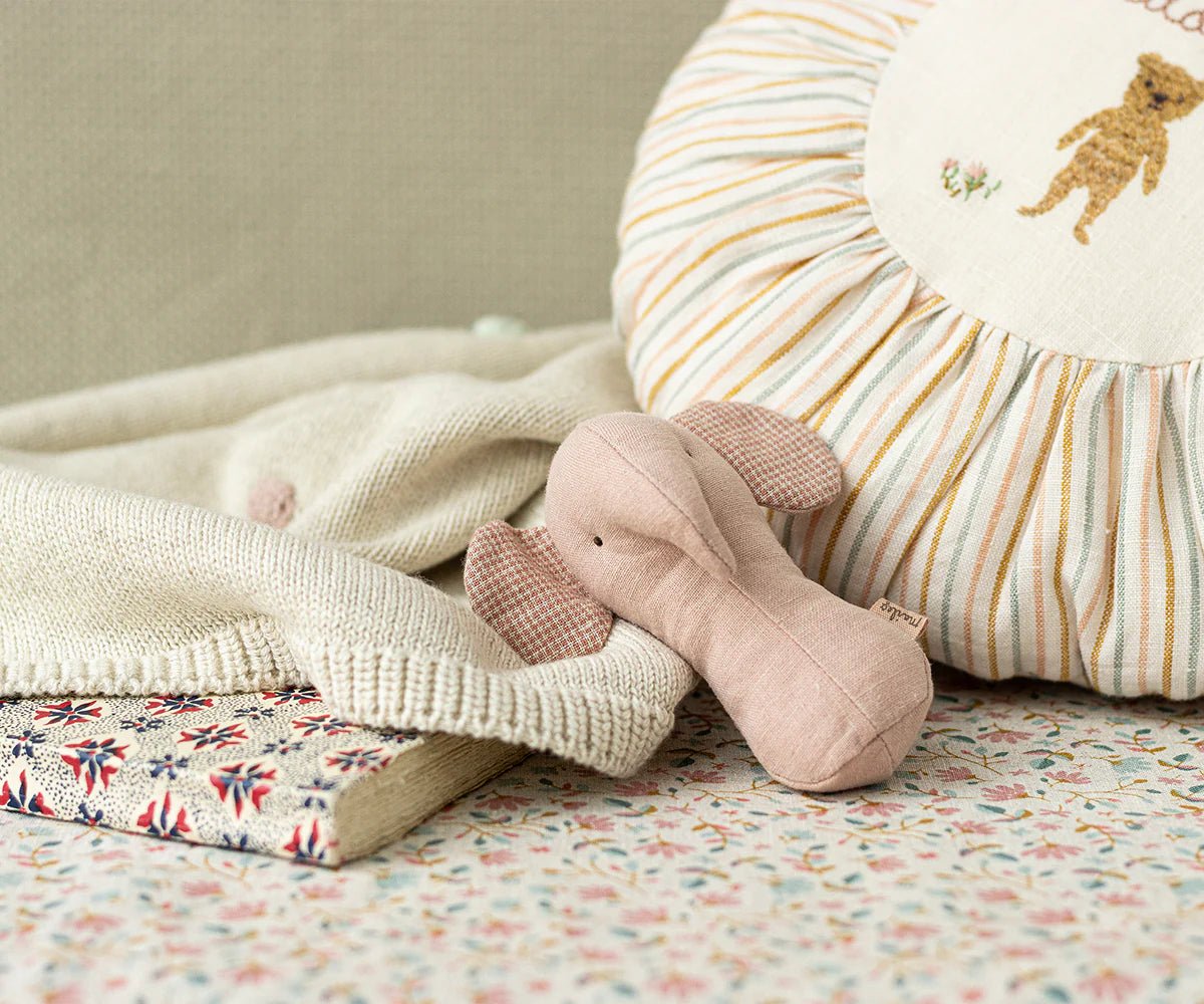 Lullaby Friends, Elephant Rattle by Maileg - Maude Kids Decor