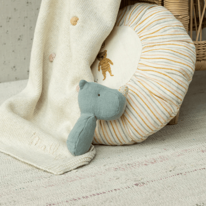 Lullaby Friends, Rhino Rattle by Maileg - Maude Kids Decor