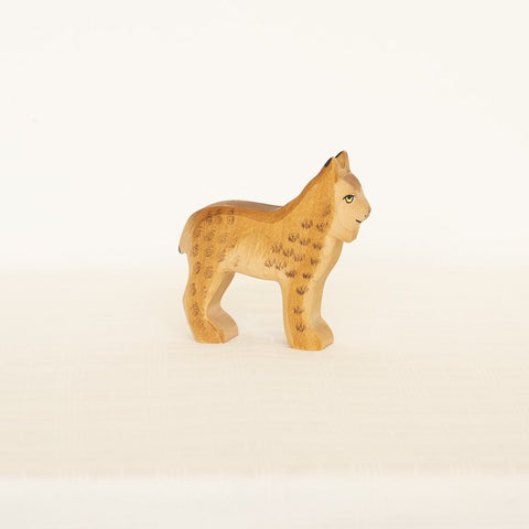 Lynx Wooden Figurine by HolzWald - Maude Kids Decor