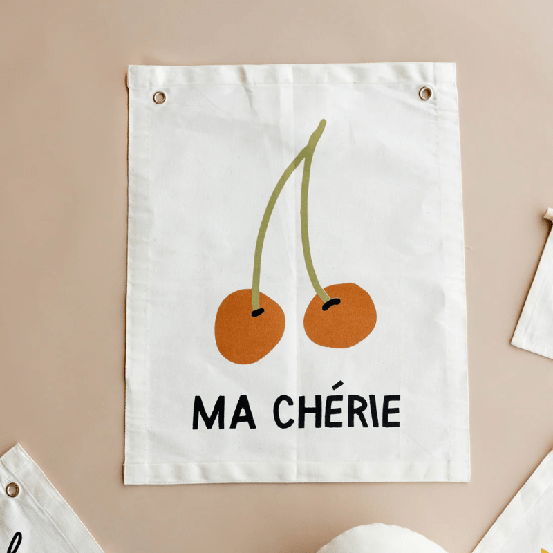 Ma Cherie Canvas Banner by Imani Collective - Maude Kids Decor