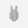 Maya Romper | Green Gingham by Rylee & Cru - Maude Kids Decor