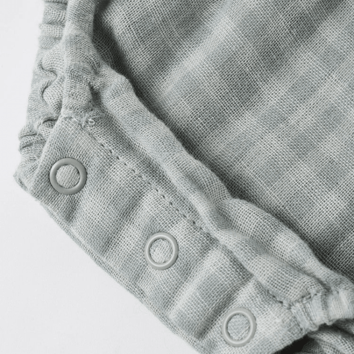 Maya Romper | Green Gingham by Rylee &amp; Cru - Maude Kids Decor