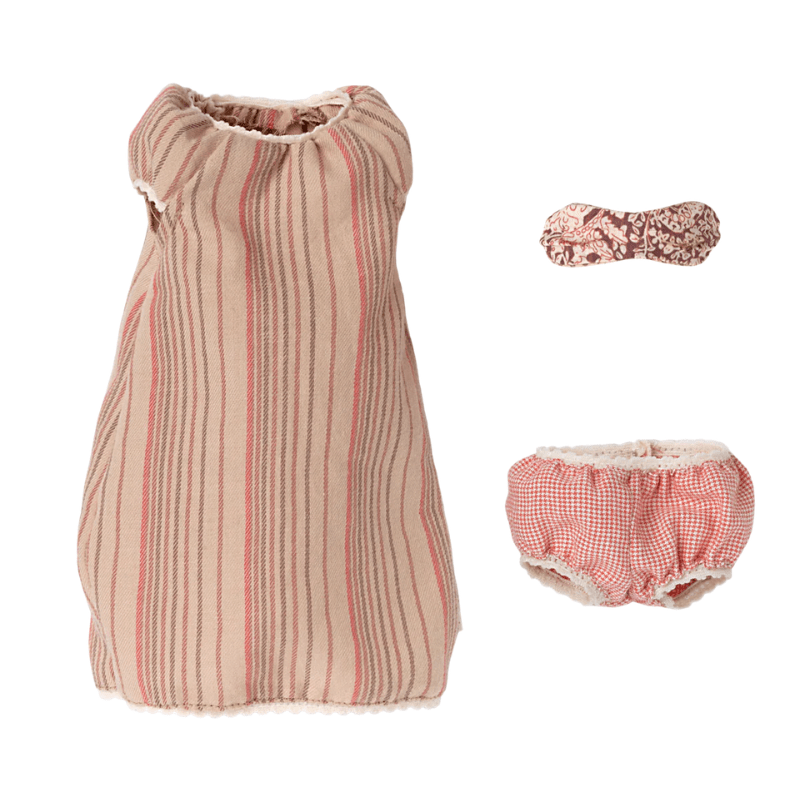 Medium Mouse in Nightgown by Maileg - Maude Kids Decor