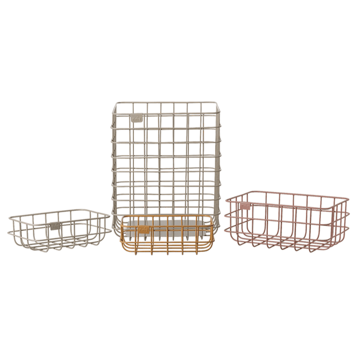Metal Basket Set, 4 Piece by Maileg - Maude Kids Decor