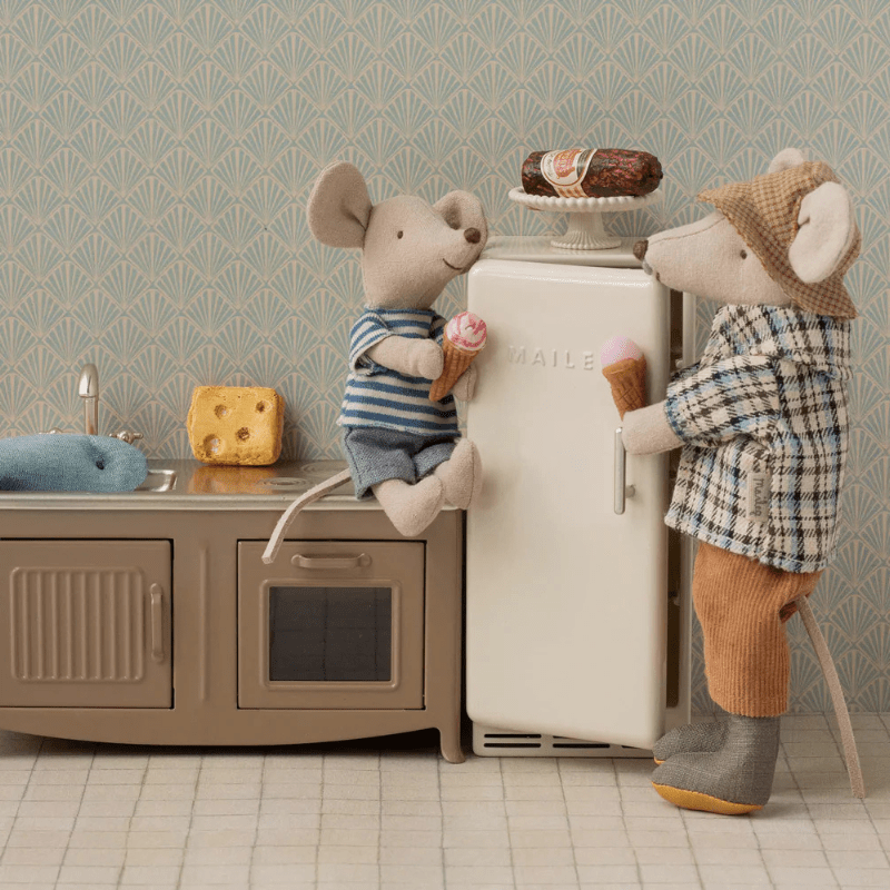 Metal Fridge, Mouse | Off White by Maileg - Maude Kids Decor