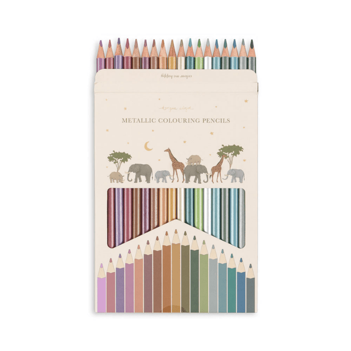 Metallic Colouring Pencils by Konges Sløjd - Maude Kids Decor