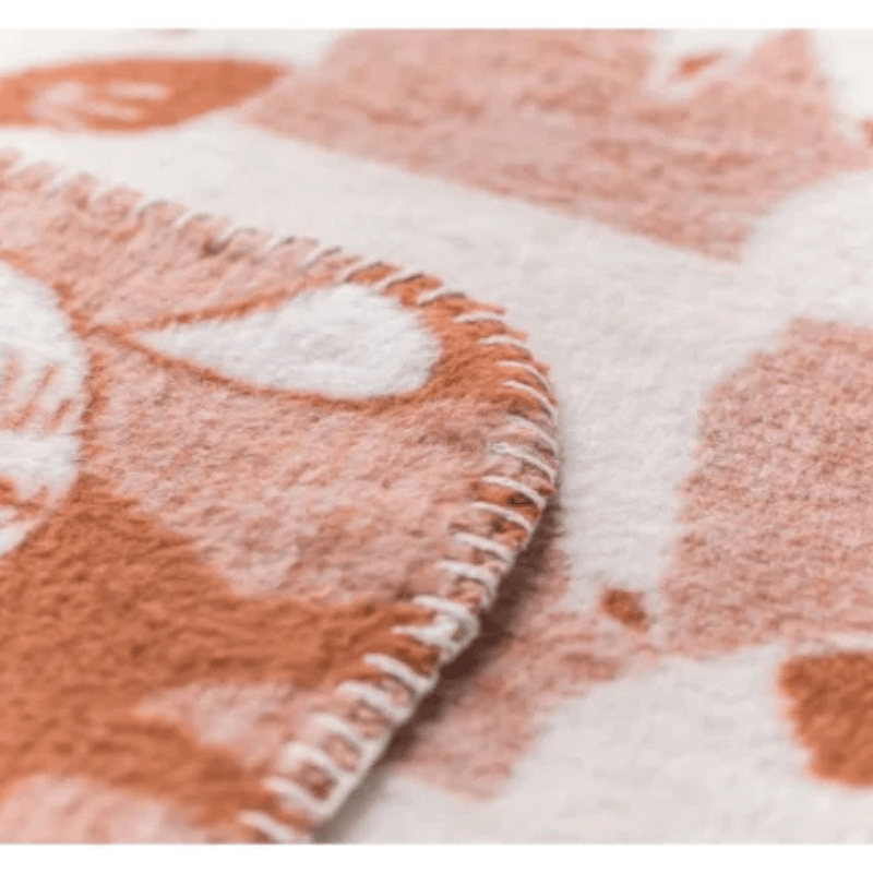 MILA Baby Blanket - Pack of Foxes | Brown by David Fussenegger - Maude Kids Decor